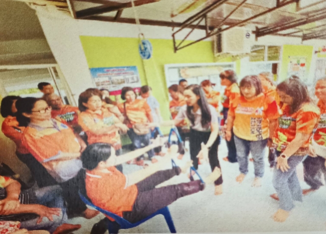 กิจกรรมอบรมให้ความรู้ในการส่งเสริมสุขภาพ