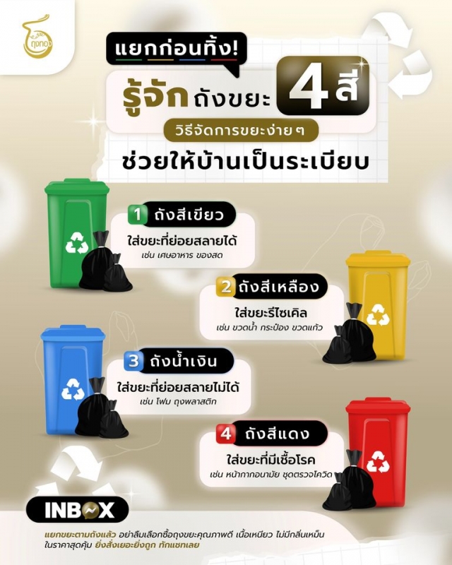 ประชาสัมพันธ์การคัดแยกขยะ