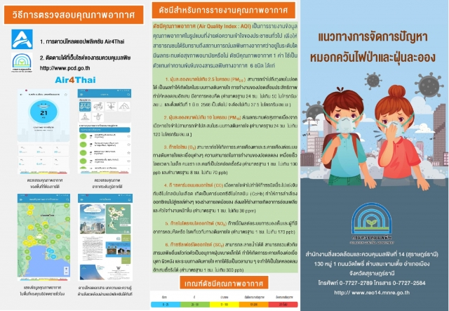 แนวทางการจัดการปัญหาหมอกควันไฟป่าและฝุ่นละออง